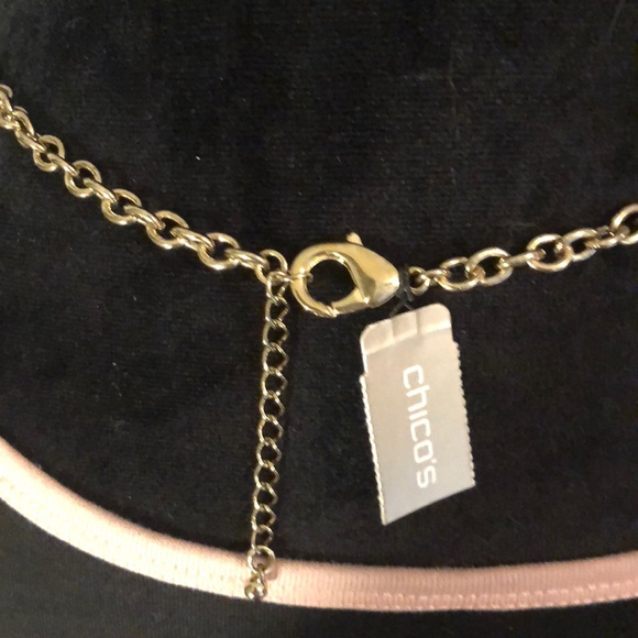 NWT Chico’s Locket Pendent Necklace - Picture 4 of 7